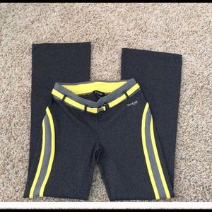 BEBE sport petite Belted workout pants